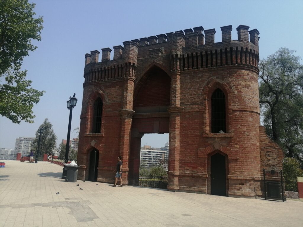 Сантьяго де чили Холм Санта Лусия